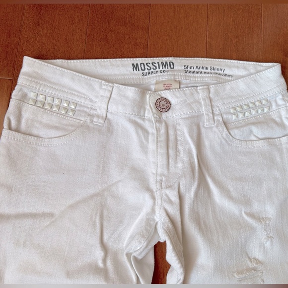 Mossimo supply co slim ankle skinny stretch jean size 1 fit 6 - Picture 3 of 5